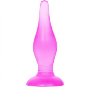 PLUG ANAL BAILE TACTO SUAVE LILA 13.8CM