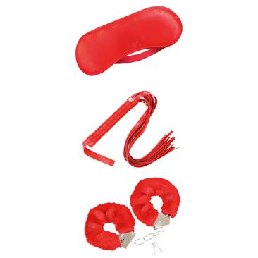 KIT BONDAGE PRINCIPIANTES ROJO 3 PIEZAS