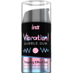 LÍQUIDO VIBRADOR EFECTO CALOR SABOR A CHICLE DE FRESA