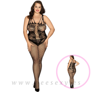 SEXY CATSUIT NEGRO TALLA L/XL/XXL