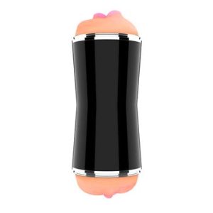 MASTURBADOR DOBLE VAGINA Y BOCA CON TAPA