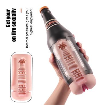 MASTURBADOR VAGINA SONYA BOTELLA CERVEZA - Imagen 3