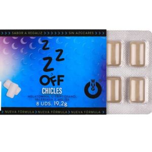 CHICLE DULCES SUEÑOS CON MELATONINA Y VALERIANA 8 UNIDADES