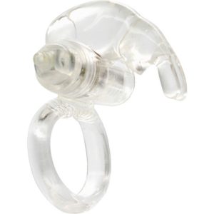 RING VIBRATOR CONEJITO TRANSPARENTE