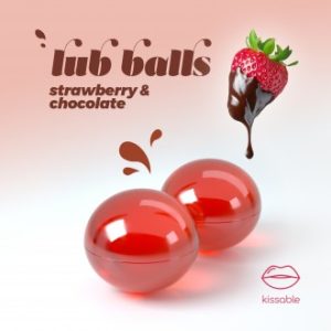 LUBRICANTE BOLITAS EXPLOSIVAS CON SABOR A FRESA & CHOCOLATE