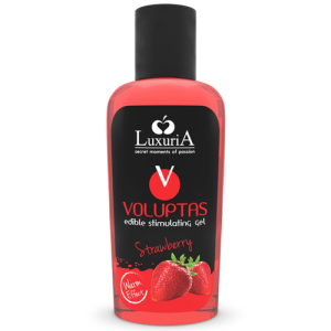 GEL CALIENTE CON SABOR A FRESAS