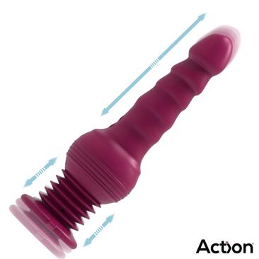 BOOSTER VIBRADOR CON THRUSTING ULTRA POTENTE CON VENTOSA - Imagen 2