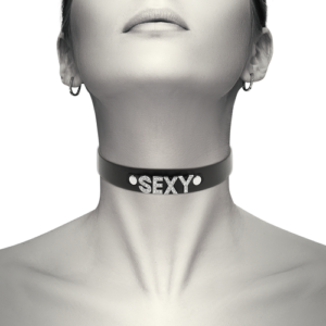 CHOKER O GARGANTILLA DE CUERO VEGANO SEXY