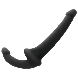 DILDO CON ARNÉS SIN SUJECIÓN PIEL OSCURA TOYS