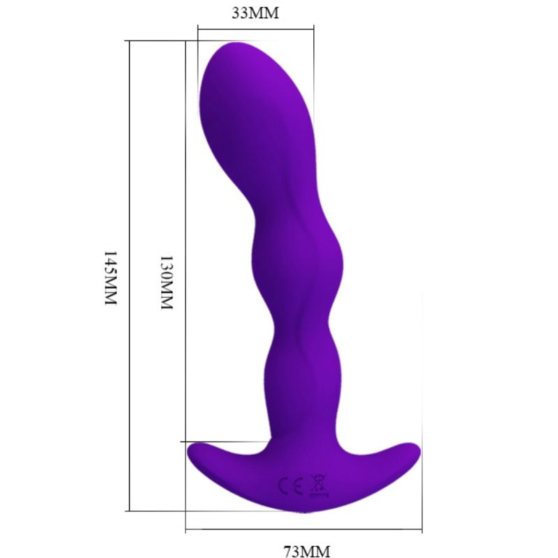 YALE PLUG ANAL 12 MODOS DE VIBRACIÓN LILA USB - Imagen 2