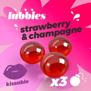 LUBRICANTE BOLITAS EXPLOSIVAS CON SABOR A FRESAS & CAVA