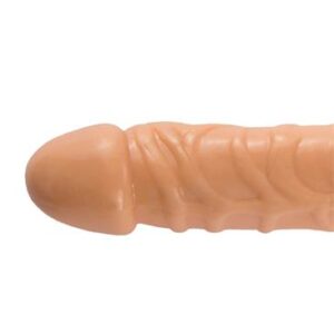 TREN DILDO DOBLE NATURAL 44CM