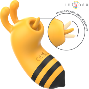 BEESEXY ESTIMULADOR DE CLÍTORIS AMARILLO Y NEGRO USB
