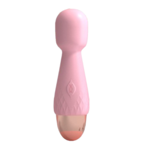MINI VIBRADOR WAND ROSA 10 RITMOS USB SOUL