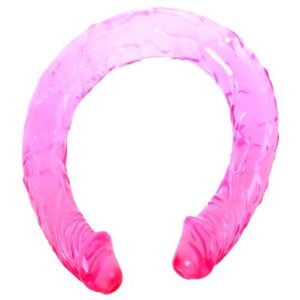 DOBLE PENETRACIÓN ROSA 44.5CM