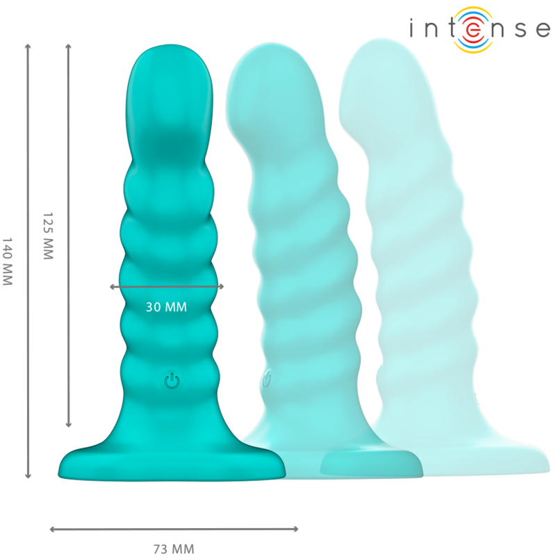 BUFFY VIBRADOR DISEÑO EN ESPIRAL CONTROL REMOTO - Imagen 3