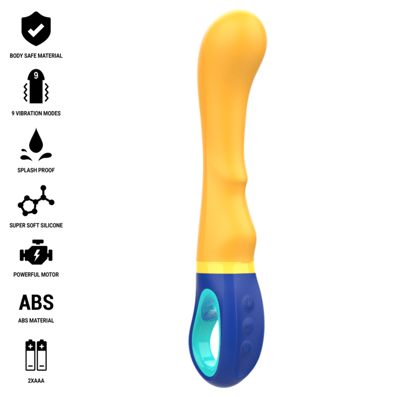 SHAGGY VIBRADOR PUNTO G AMARILLO