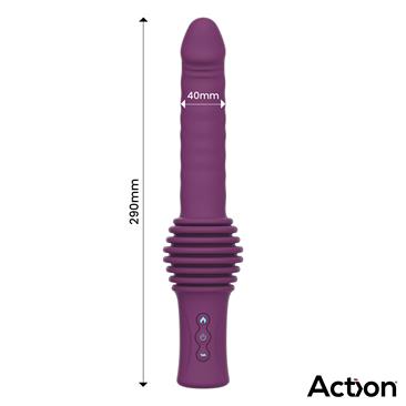 ROXER SEX MACHINE CON VIBRACIÓN, THRUSTING, EFECTO CALOR Y CONTROL REMOTO - Imagen 3