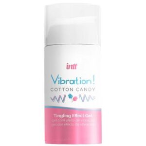 LÍQUIDO VIBRADOR EFECTO CALOR SABOR ALGODÓN DE AZÚCAR