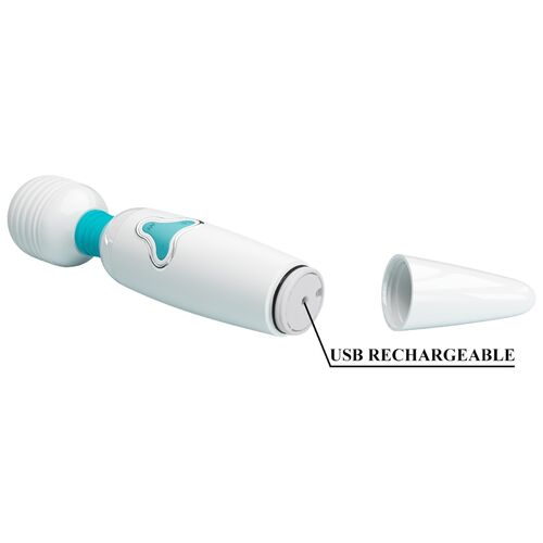 CLOUD VIBRADOR WAND BLANCO USB - Imagen 3