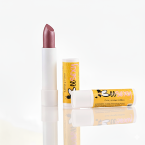 BARRA DE LABIOS COLOR ROSA MALVA METALIZADO
