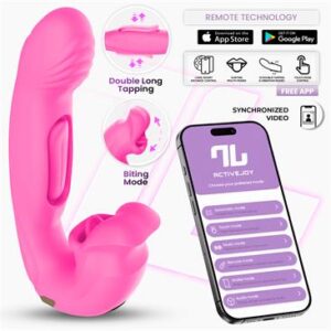 BIMBY VIBRADOR CON MORDISQUEO Y LENGUA DOBLE TAPPING + APP