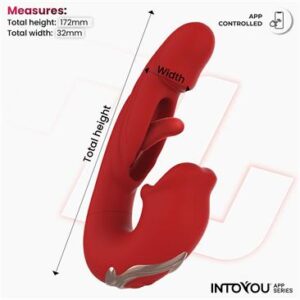 MOUTY VIBRADOR FUNCIÓN MORDISQUEO + APP