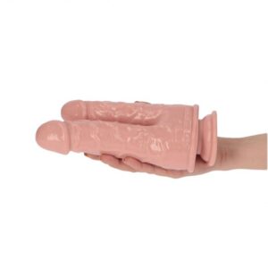 DILDO DOBLE ROMOLO ANAL Y VAGINAL PIEL CLARA